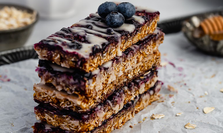 Blueberry Energy Bars